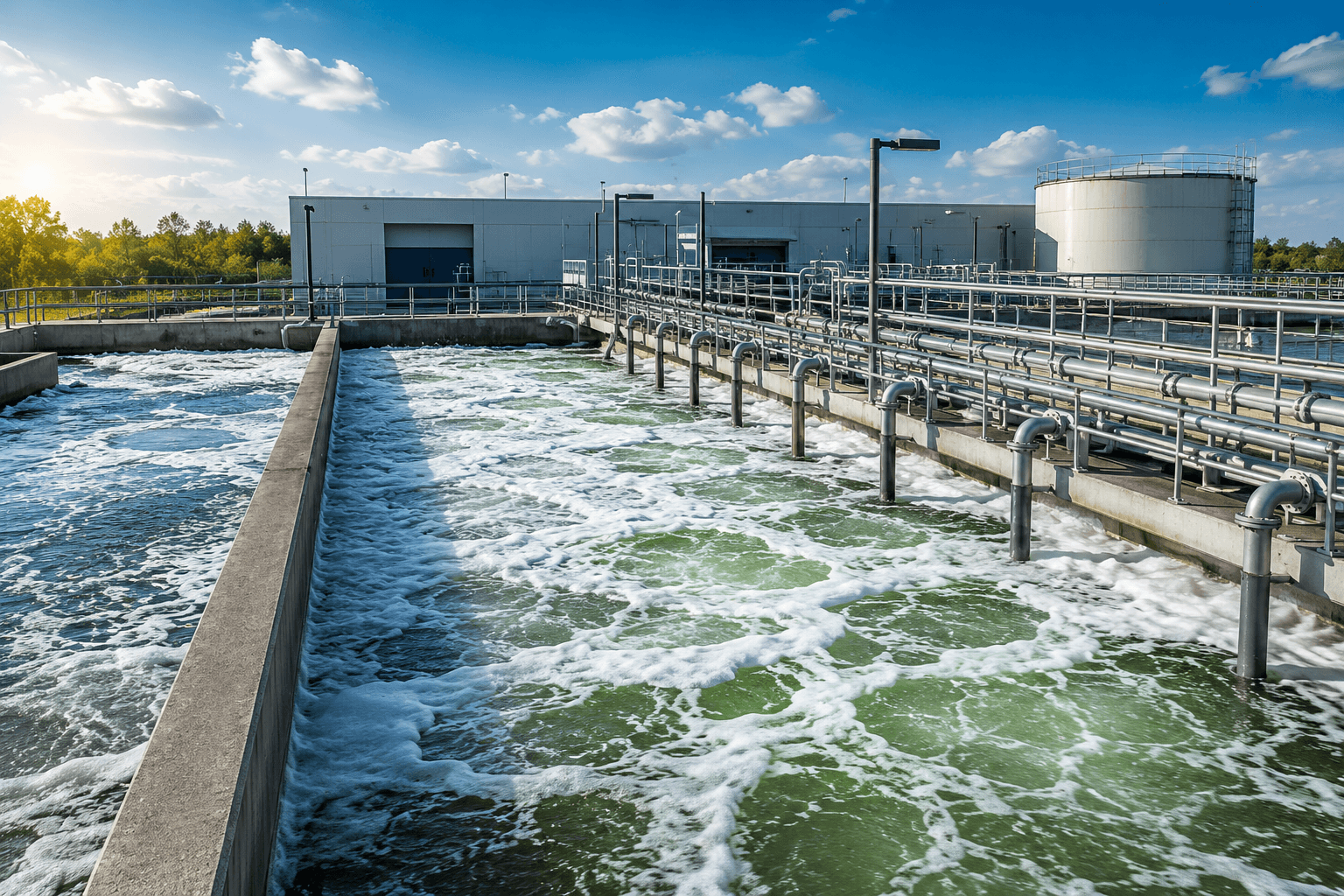 Industrial Activated Sludge Process ASP Biological Wastewater Treatment System