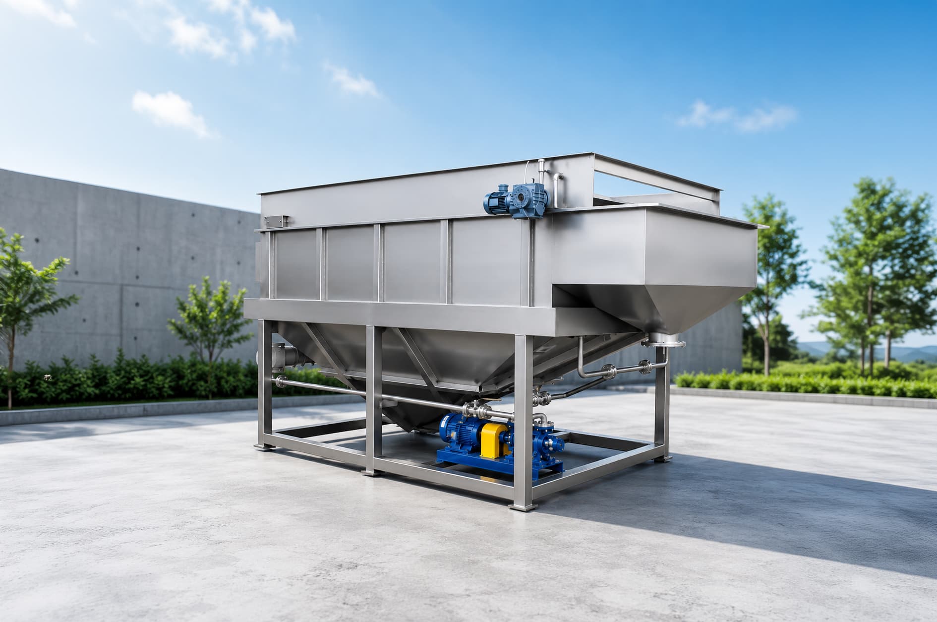 High Efficiency Dissolved Air Flotation DAF Wastewater Treatment System